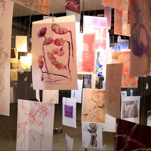 Becky Cameron's MFA exhibition