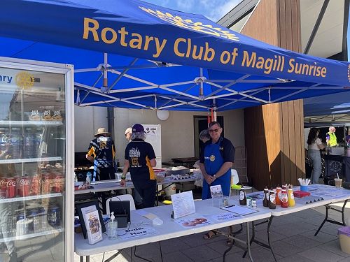 Rotary Club of Magill Sunrise marquee