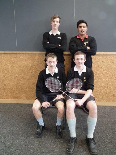 Senior A Badminton team winners Div 1 B Grade 2015