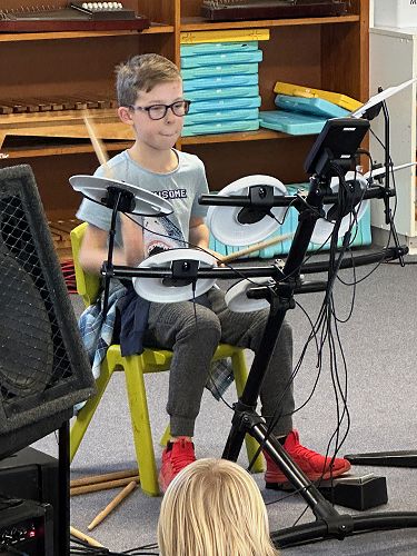 Noah playing "Demons"