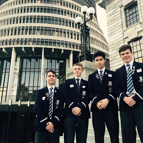 Sam Kilsby, Joshua Malcolm, Cameron McAuslan and James Nind