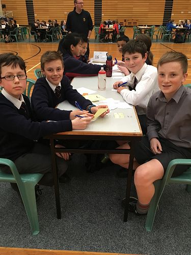 Year 7 Team - Harrison Bowmar, Oliver Hamilton, Callum MacDiarmid and Henry Chafer