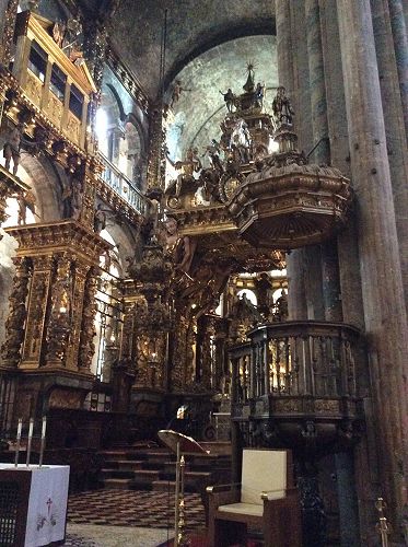 Day 26 Lectern in Santiago Cathedral
