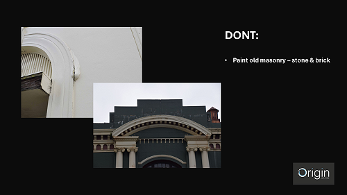 Don't list - painting masonry