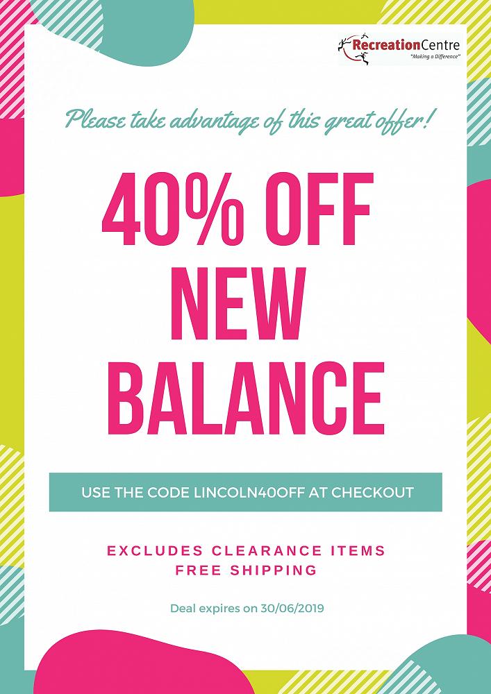 New balance promo code hotsell february 2019