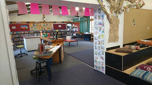 Library Space and issuing desk