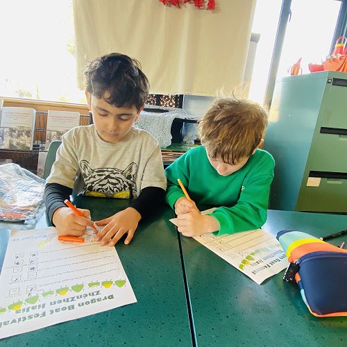 Year 2 Dragon Boat festival workshop