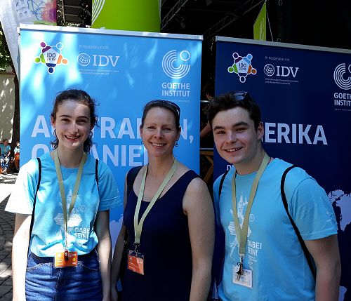 Tara Kendon (left) with Ms Watson 