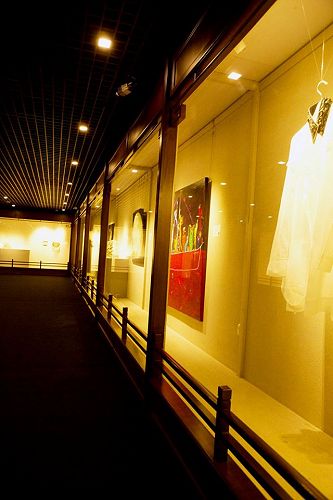 Some of the art works on display