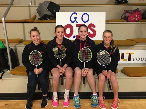 OIS Badminton team - James Hargest