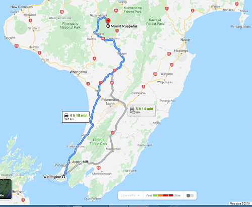 Wellington to Ski Areas | Mt Raupehu
