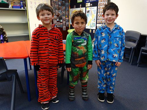 Three pyjama amigos!