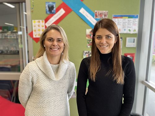 A big welcome to Mrs Sara Carter (left) and Mrs Melissa Botha who joined our teaching team this week