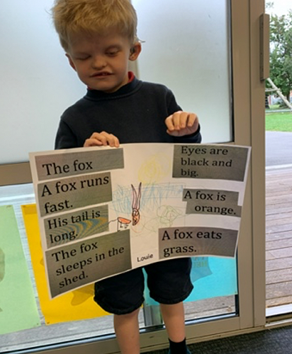 Having confidence to share our learning