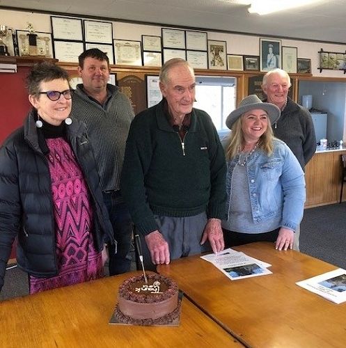 Dianne, Richard, Bill, Kirsty and Mark at the Balfour RSA