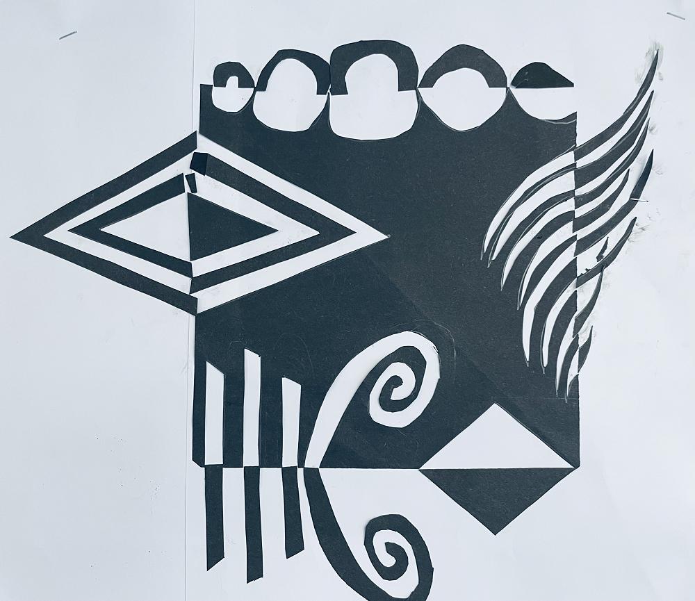Titoki explore the world of reflection and symmetry through Notan Art