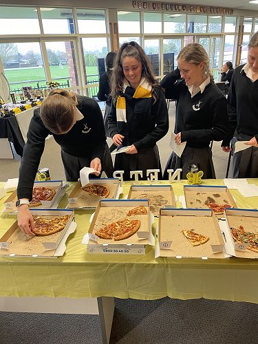 Pizza for the netball girls
