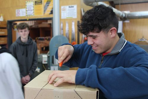 Building blocks in Hall House