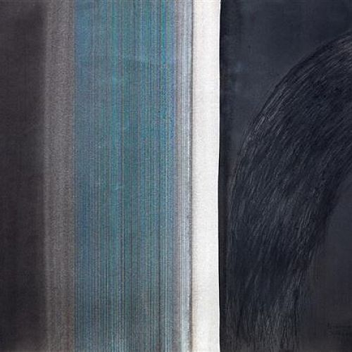 Ralph Hotere: Drawing for Ian Wedde's Pathway to the sea, 1975. 