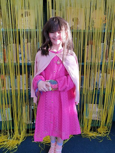 Students enjoying Fictional Character Dress Up Day