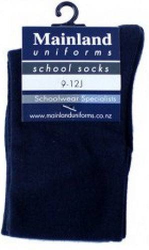 Girls navy socks