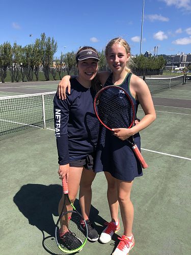 Bethany Nicholson and Phoebe O'Donnell team up as Columba Team Navy