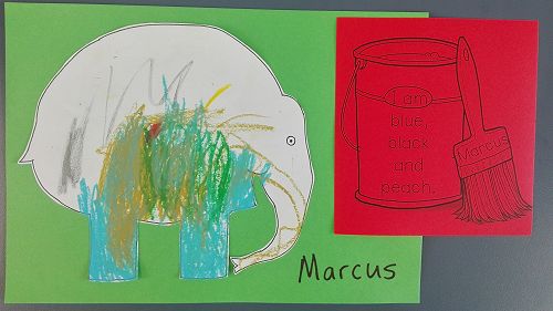 E is for Elmer the Elephant