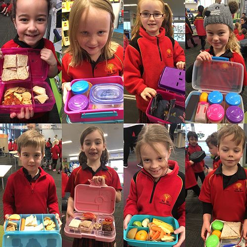 Look at our rubbish free lunch-boxes!