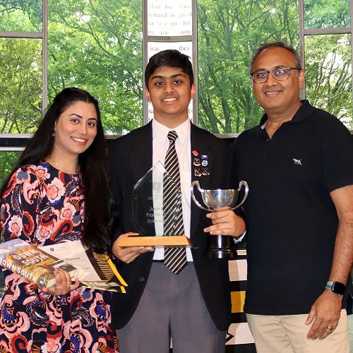 Aditya Manda and family