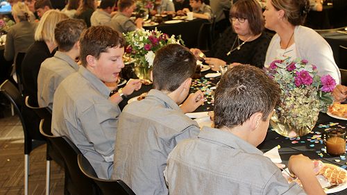 Mother and Son Breakfast