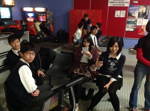 International social - an opportunity to connect with students from other schools. 