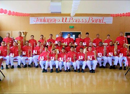 Wesley Parish’s Tongan brass band Taulanga Ū.