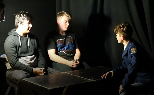 Chris, Lewis and Sean in 'Singer'