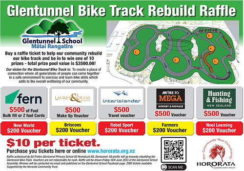 Glentunnel Bike Track Raffle