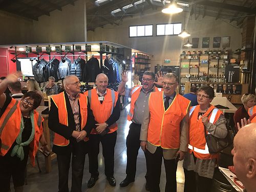 After a tour of Monteith's "who wants a beer?"