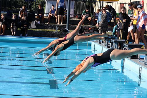 Swimming sport heats