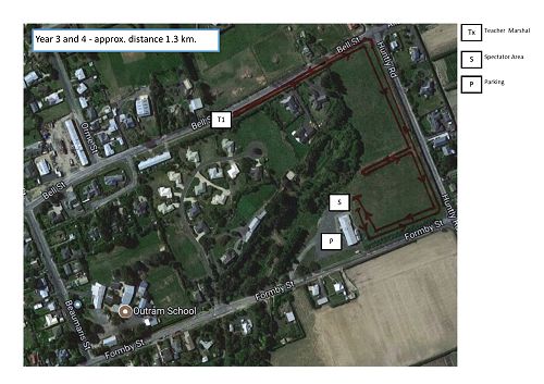 Year 3 & 4 Cross Country Course