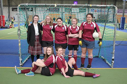 Winning Senior Girls Futsal Team