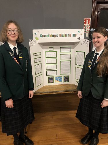 Hannah Cole and Olivia Parks present their work looking at insect communities in different soils