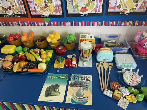 Fruit and Vege section.