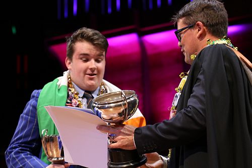 THE SCOTT FAMILY CUP AND SCHOLARSHIP FOR THE STUDENT WHO MOST EXEMPLIFIES THE SCHOOL MOTTO