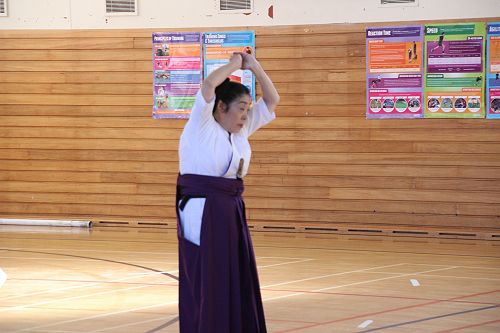 Japanese martial art Naginata