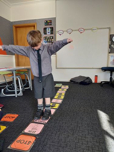 Ted following coding action cards.