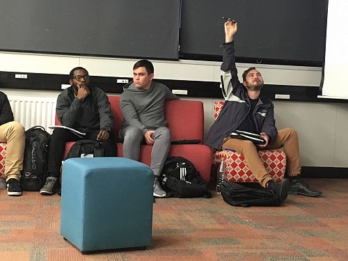 Rob really wanting to ask a question, Grayson and 