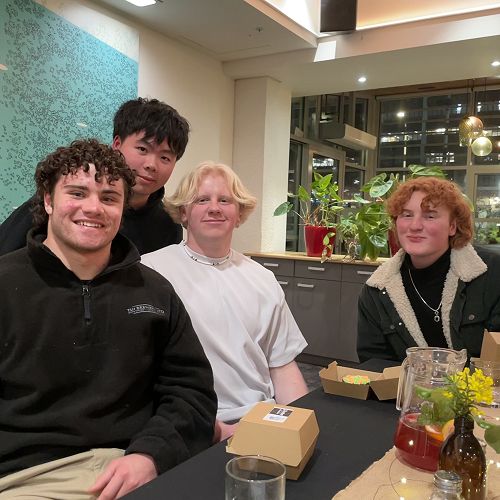 Tom Lewis, Keenan Tan, Daniel Strange and Archer Dovey