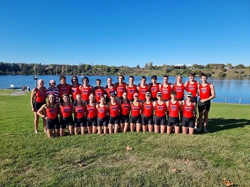 Winning South Island Under 18 Rowing Team