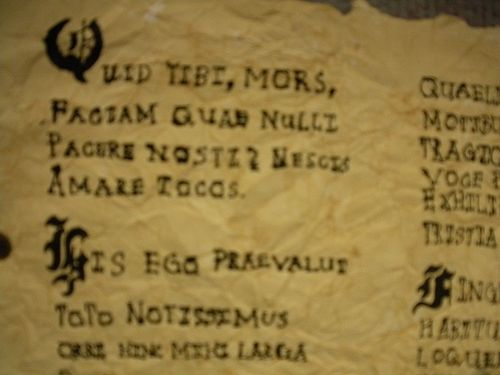 Year 9 Latin Roman Scroll Project