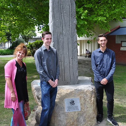 Sculpture Gifted to the School from 2016 Year 13