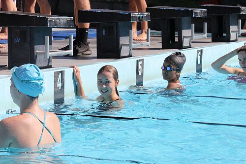 Swimming sport heats