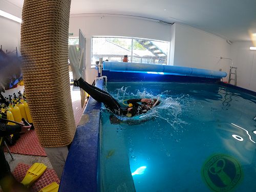 PADI open water diving course